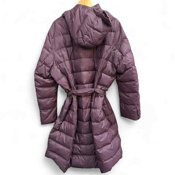 Eileen Fisher NWT Snap On Hooded Down Coat in Casis - Size 3X (Retails for $358) - Picture 3 of 5
